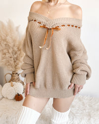 RESTOCKED! VINTAGE INSPIRED: PENELOPE OVERSIZED KNIT SWEATER