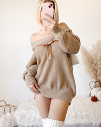 RESTOCKED! VINTAGE INSPIRED: PENELOPE OVERSIZED KNIT SWEATER