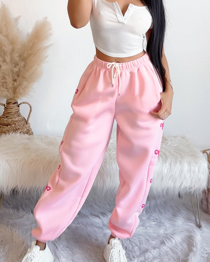 RESTOCKED! COQUETTE OBSESSED SWEATPANTS